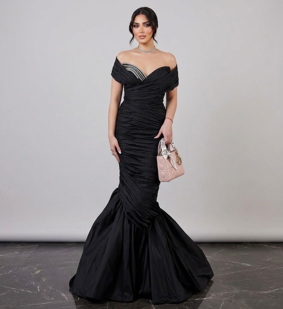 Black evening dress
